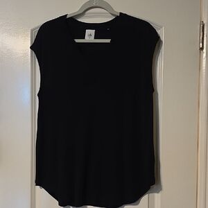 CAbi Black Sleeveless Top, Size M